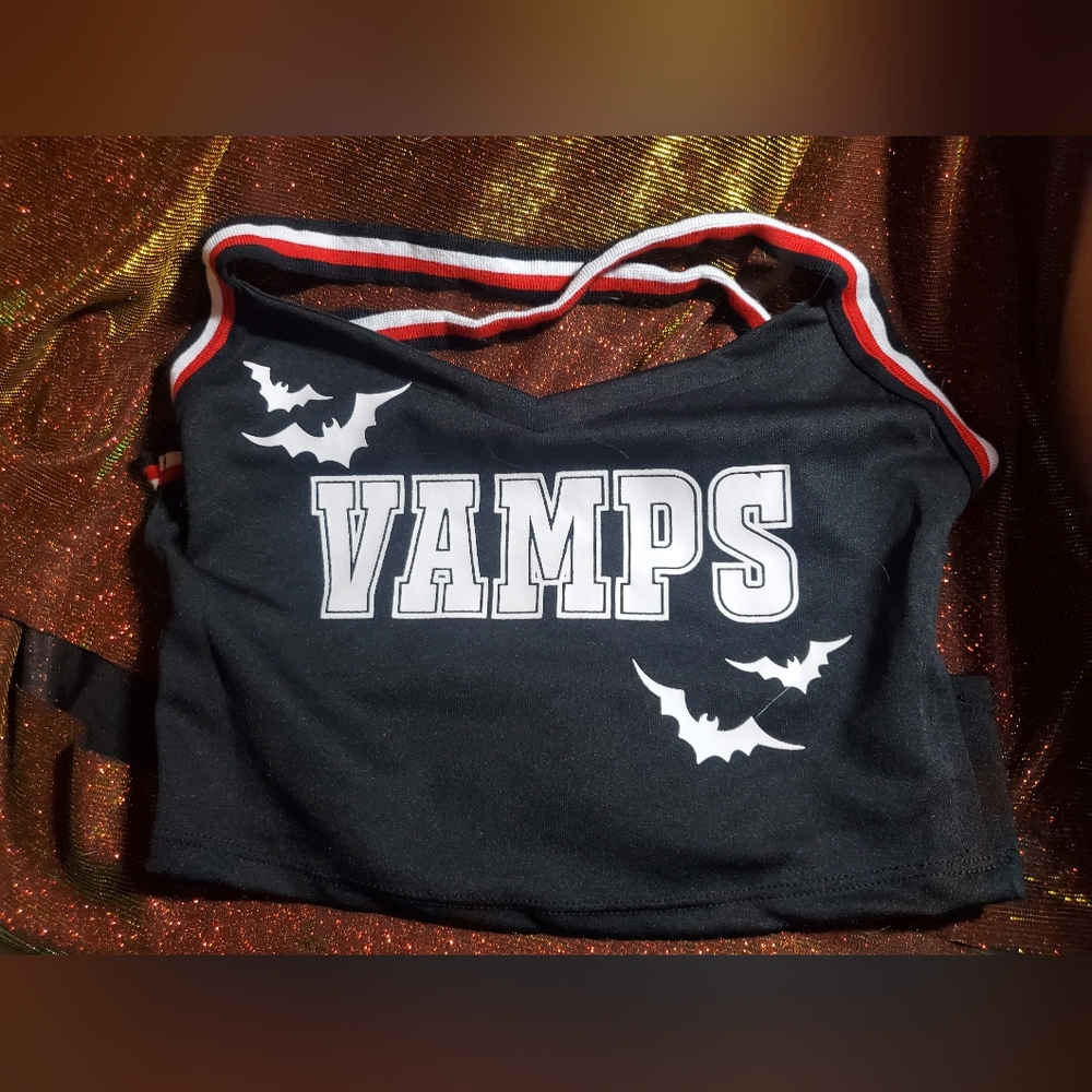 Dolls kill Halloween Vamps Cheer Crop Top